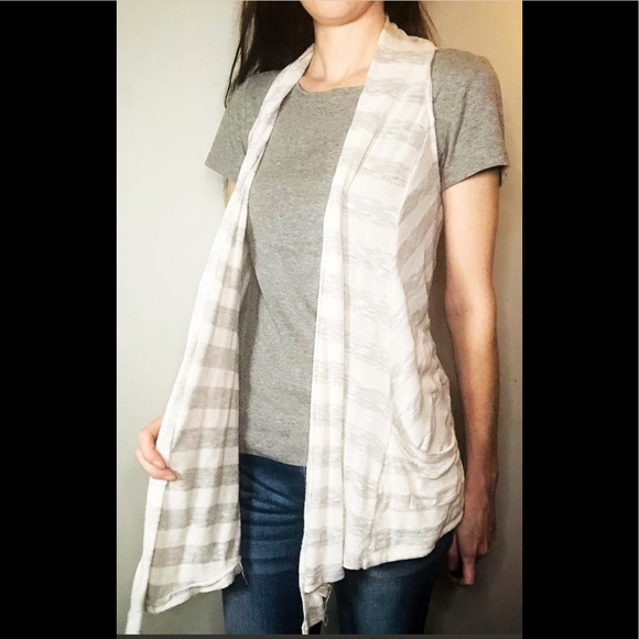 Lush Sweaters - Lace Vest Cardigan